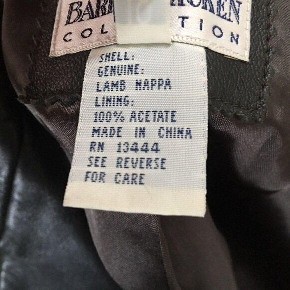 Barry Bricken collectionLeather Jacket - Picture 5 of 5